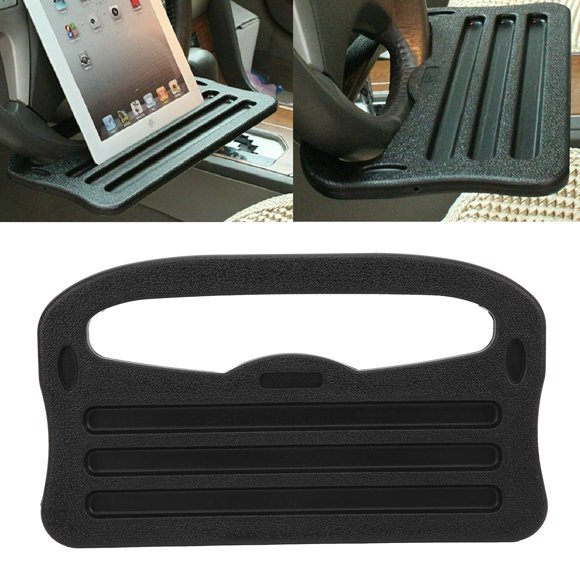 Car Steering Wheel Desk, Notebook Laptop Car Table Stable Multifunctional Practical Portable Small for Eating for Writing for Working