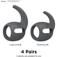 thumbnail image 7 of Elago AirPods Pro Ear Tips Hook - Earbuds Hook Cover Designed for Apple AirPods Pro [4 Pairs: 2 Large + 2 Small] (Dark Grey), 7 of 7