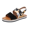thumbnail image 2 of Sandalias boca de pescado Sandalias planas para mujer Sandalias de playa Wmkox8yii  nm4009, 2 of 8