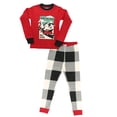 thumbnail image 4 of LazyOne Truck Plaid Family Matching Christmas Pajamas Set, Pajamas for Baby & Kids, Teens and Adults, 4 of 7