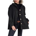 thumbnail image 2 of Timegard Hoodies for Women Fall Winter Button up Knit Cardigan Mid Long Casual Comfy Jackets Trendy, 2 of 7
