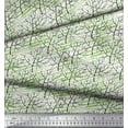 thumbnail image 3 of Soimoi Japan Crepe Satin Fabric Dry Tree Print Fabric by Yard 42 Inch Wide, 3 of 3