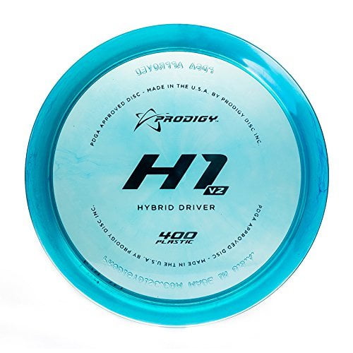 Prodigy Disc 400 H1 V2 Driver Overstable Hybrid Driver Disc golf Disc great grip in All conditions Fast and consistent Flight colors May Vary (170-176g)