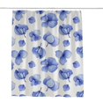 thumbnail image 1 of Cortina de ducha-Flor de hortensia de acuarela-para cortinas de baño impermeable con ganchos fácil de instalar decoración contemporánea 72x72 pulgadas, 1 of 5