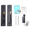 thumbnail image 2 of Keyed Entry Door Lever, Aluminum Alloy Entrance Door Handle Lock High Security Quiet  for Bathroom for Hotel, 2 of 7