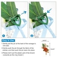 thumbnail image 3 of 6pcs Caramel Boutonnieres for Men, Artificial Flower Pocket Corsage for Wedding Party, 3 of 7