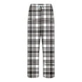 thumbnail image 4 of Caqnni Mens Sweatpants with Pockets Fashion Drawstring Elastic Waist Solid Color Casual Sweat Length Pants Open Bottom(A-White,M), 4 of 8