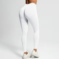 thumbnail image 4 of Dxzfnsa Workout Cargo Leggings with Pockets for Women Hidden Scrunch Butt Lifting Leggings Gym Yoga Pants Yoga Pants Women,White-L, 4 of 7