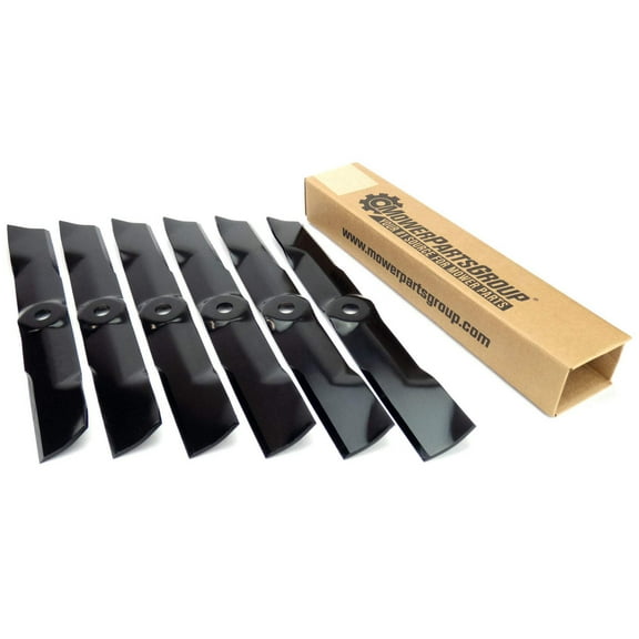 (6) Blades for John Deere 54" F725, F735, GS25, GS45 M115496, 50-4395