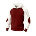 thumbnail image 3 of Tanghaowl Kids Hoodies Child Boys Girls Christmas Long Sleeve Patchwork Hooded Pullover Tops Keep Warm Sweatshirts Clothes 3-4 Years, 3 of 7