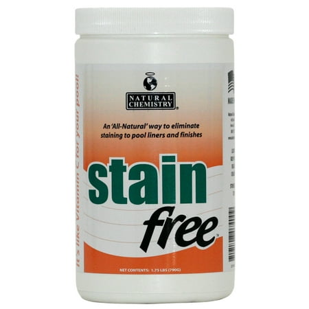 Pool Stain Remover - Natural Chemistry 07400 Swimming Pool Spa STAINfree Stain Remover - 1.75 lbs