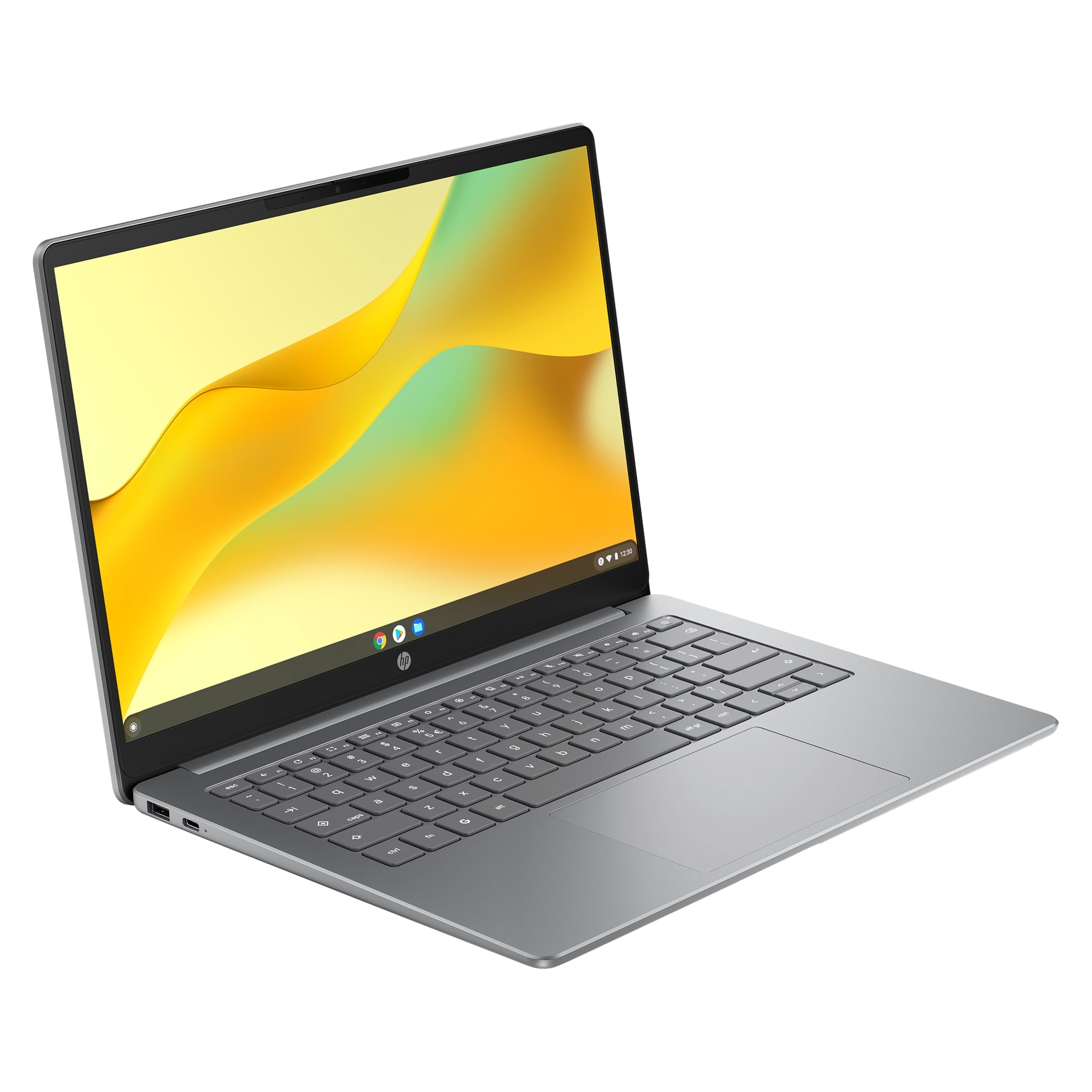 HP Chromebook 14 inch Laptop PC 2K IPS Chrome OS Intel N150 4GB 128GB UFS Meteor Silver