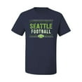 thumbnail image 2 of Wild Bobby Seattle SEA Hometown City Football Fan Pride Sports Men's Graphic T-Shirt, Navy, 5X-Large, 2 of 6