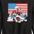 thumbnail image 3 of Disney - Mickey And Friends Flag - Toddler & Youth Crewneck Fleece Sweatshirt, 3 of 5