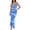 Blue Leaves, variant on Women Summer Strapless Maxi Dress Bodycon Floral Long Wedding Guest Dress Formal Tube Mesh Cocktail Dresses