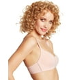 thumbnail image 3 of Women's Maidenform DM7682 Pure Comfort Modern Scoop Neck Wireless Bra (Sheer Pale Pink XL), 3 of 5