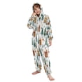 thumbnail image 5 of Vzayyk 4T-14Y Size Aviliable Cozy One-Piece Footless Sleeper Pajama Wooden Houes Pine Trees, 5 of 8