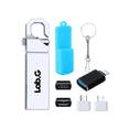 thumbnail image 1 of Memoria Usb 2tb Alta Velocidad 3.1 (2000 Gb) Flash Drive Lab.G Plateado, 1 of 5