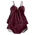 thumbnail image 5 of Maillots de Bain Tankini pour Femmes 2026 Haut à Volants Décontracté et Modeste avec Bas Taille Haute 2 Pcs Maillots de Bain pour Femmes Vêtements de Bain, 5 of 5