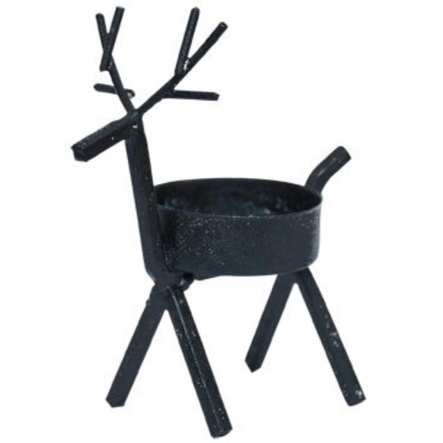 black metal reindeer tealight candle holder country primitive christmas holiday dcor Walmart