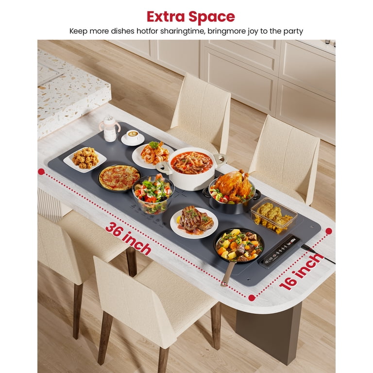 Laudlife Portable Foldable Food Warming Mat, Large photo 6