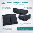 thumbnail image 2 of Set Pads Muletas Acolchados Axilar y Puño Ajuste (Repuesto), 2 of 13