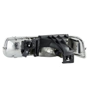 AnzoUSA 111155 99-02 Silverado 1500/00-06 Suburban/tahoe Black Clear Headlights
