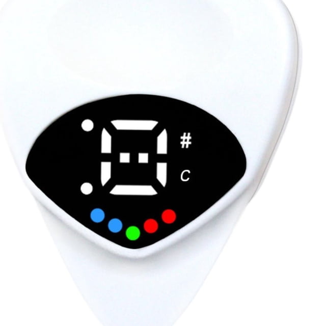 Afinador de guitarra Afinador de calibración acústica Accesorio para instrumentos musicales Afinador electrónico digital Púa de guitarra para violín