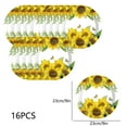 thumbnail image 3 of Antqov Fall Paper Plates Sunflower Party Supplies 16PCS Sunflower Paper Plates 9" Disposable Plates for Thanksgiving Party Home Office Supplies, 3 of 6