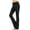 Black, variant on (Zenana Outfitters) Plus Size Premium Cotton Fold Over YOGA Pants