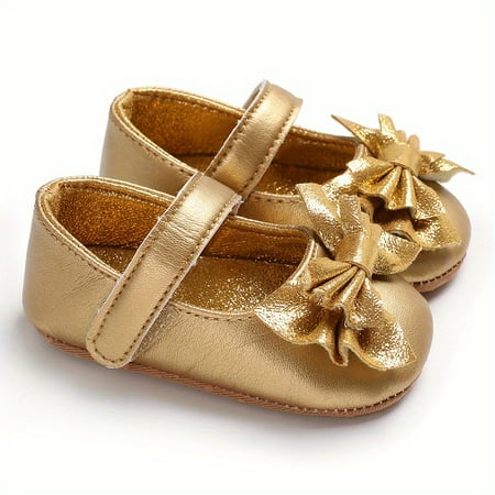 

Infant Baby Girls Mary Jane Flats Soft-soled Non-slip Prewalker Shoes