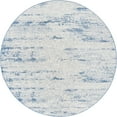 thumbnail image 2 of Unique Loom Outdoor Modern Collection Area Rug - Cartago (10' Round Blue/Ivory), 2 of 6