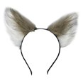 thumbnail image 2 of Aro para el pelo con orejas de zorro y gato, diadema de moda, diadema decorativa ligera bonita para mujeres y niñas, accesorio de disfraz, Festival, Fernando cintas para el pelo con orejas de zorro y gato, 2 of 8