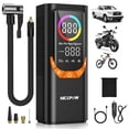 thumbnail image 1 of Compresor de aire portátil NEXPOW NP17 150 PSI con luz LED, 1 of 9