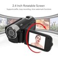 thumbnail image 2 of D90 Digital Point and Shoot Camera, 2.4 Inch 1080P 16MP, Rotating Screen, 16x Zoom, Black, 2 of 5