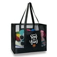 thumbnail image 6 of Large Mesh Beach Bags With Pockets & Zipper, Lightweight Beach Tote for Poolside, Trip/swim, 6 of 7