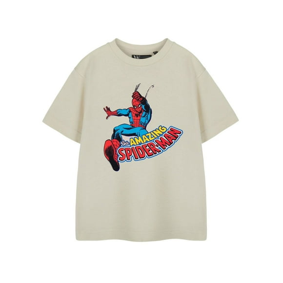 Marvel T-Shirt à Manches Courtes pour Garçons Comics Web Slinger