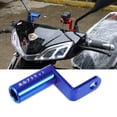 thumbnail image 3 of YFJQTZX Motorcycle Electric Car Beach Car Rearview Mirror Pedestal Extension Mount Bracket Hooks (Blue), 3 of 5