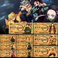 thumbnail image 1 of 鬼滅の刃 Demon Slayer 24K Gold Coated Limited Edition Foil Collectible Bill Banknote Bookmark Set, 1 of 6