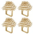 thumbnail image 2 of Saro Lifestyle Beaded Design Napkin Ring (Set of 4), 2 of 4