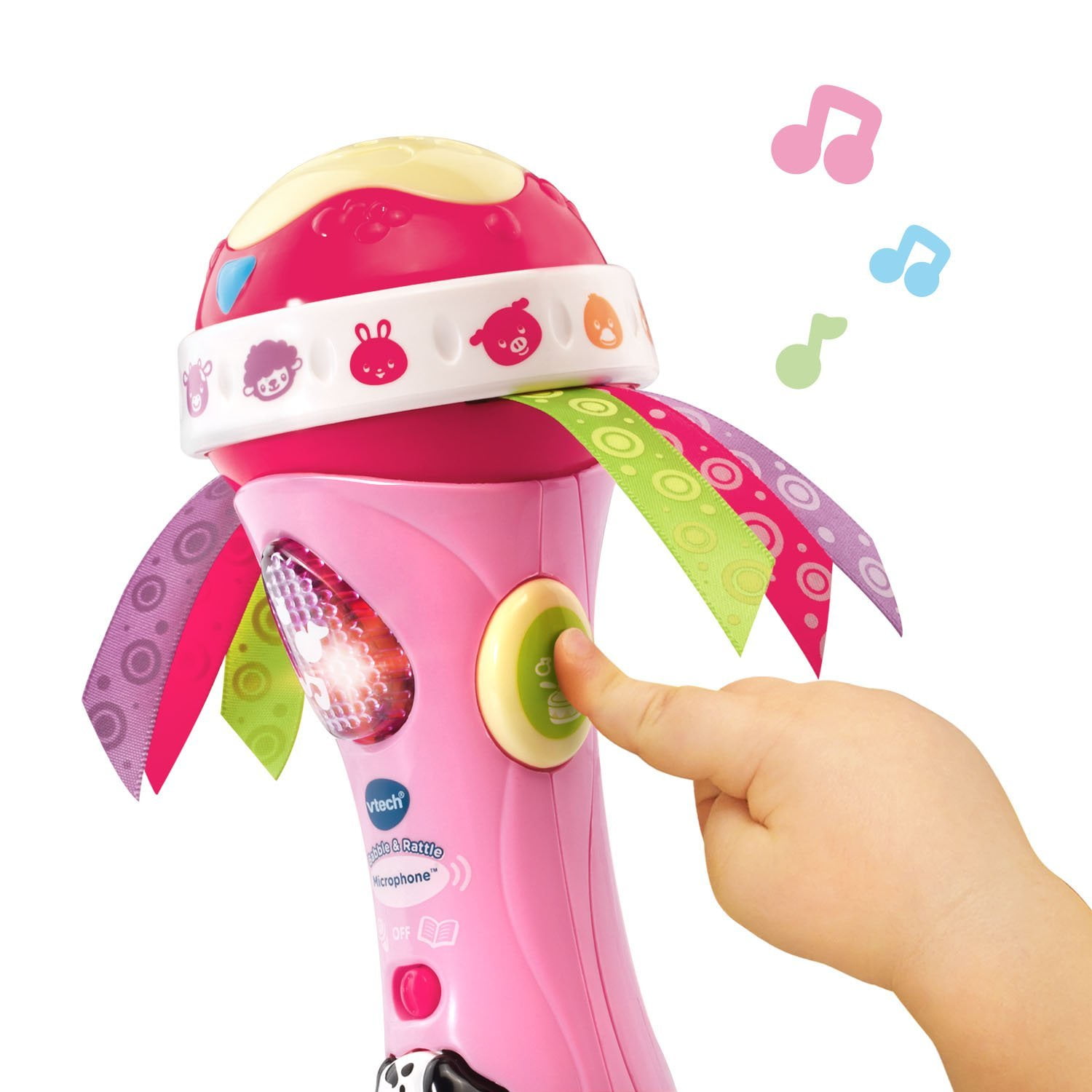vtech sing along microphone pink