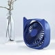 thumbnail image 3 of Personal Desk Fan Quiet USB Fan Cute Cat Design, Mini Portable Table Fans For Sleeping Bedroom, 3 Speeds Adjustable, Rotatable, Anti-slip, Fans for Ho, 3 of 5
