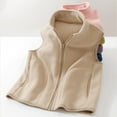 thumbnail image 3 of Favoffer Kids' Sleeveless Zip-Up Vest Pocketed Solid Outerwear Fall Winter Boys Girls Clothes Warm Casual Jacket for Daily Trips Toddler to Teen 1-15Y, 3 of 7