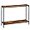 Rustic Brown and Black, variant on Console Table, 47.2" Narrow Entryway Table, Industrial Sofa Table with Shelf, Entrance Table for Living Room, Hallway, Foyer, Corridor, Office, Metal Frame, Rustic Brown and Black
