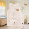 thumbnail image 4 of Posijego Baby Boys Girls Rompers Button down Sleeveless Lightweight Summer Cute Jumpsuits Kids Size 3M-2T, 4 of 5