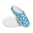 thumbnail image 3 of Rateoe Healthy And Ill White Teeth Print Women's Men's Cotton Knit Slippers Lightweight Memory Foam Indoor House Shoes with Anti-Skid Sole-40/41, 3 of 7