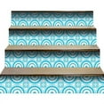 thumbnail image 5 of HomeRoots 4" X 4" Aqua Gerber Removable Peel And Stick Tiles Aqua Blue, 5 of 9