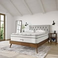 thumbnail image 1 of Modway Jenna 14" Innerspring and Foam King Mattress in White, 1 of 10