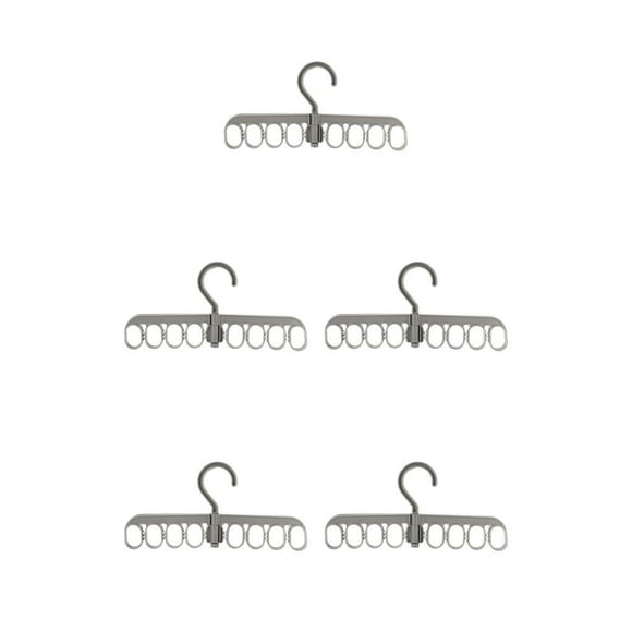 Wosthever Colgador de ropa de plástico giratorio de 360 grados para secado de ropa, organizador de armario de baño portátil para el Type2 NO2