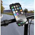 thumbnail image 2 of 2pack Bike Phone Mount, Universal Bike Cell Phone Holder, 360° Rotatable, Silicone Bicycle Phone Mount（Black）, 2 of 5